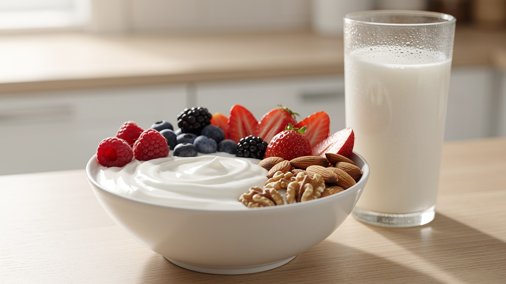 Plain yogurt or kefir