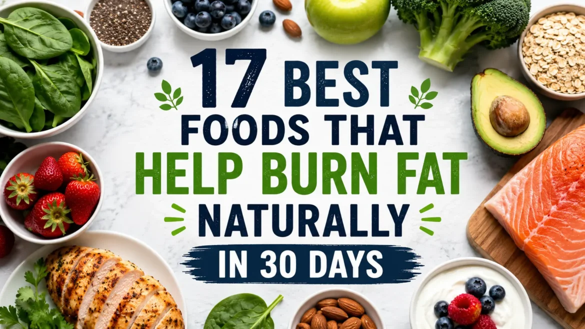 17 Best Foods That Help Burn Fat Naturally in 30 Days