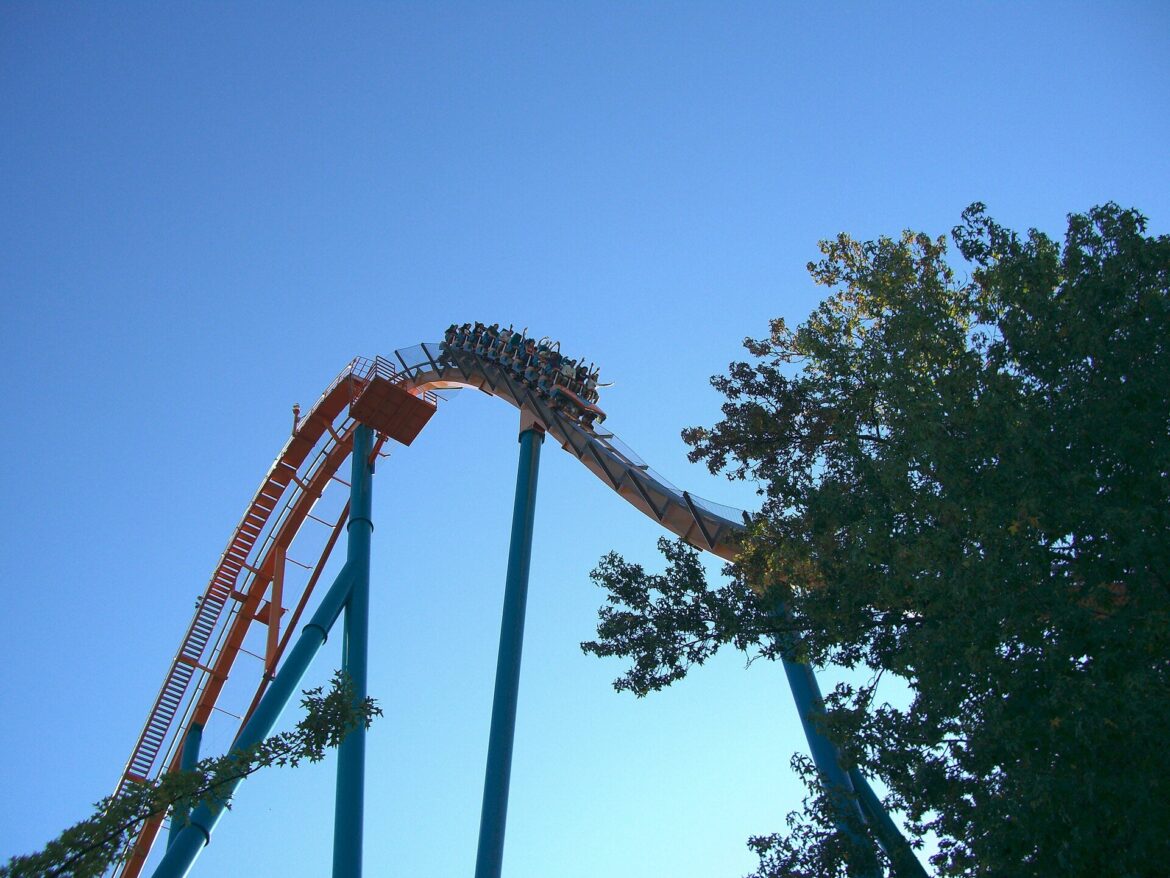 Goliath roller coaster at Six Flags Over Georgia, where Six Flags seat belts will be added